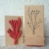 Winter Grass Rubber Stamp