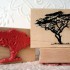 Serengeti Tree Rubber Stamp