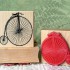 Penny Farthing Rubber Stamp