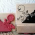 Antumbra in flight Bird Rubber Stamp