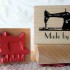 Made by (Sewing Machine) Rubber Stamp