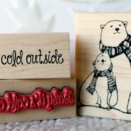Baby it's Cold Outside Rubber Stamp Baby it's Cold Outside Rubber Stamp