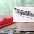 Canoe Rubber Stamp