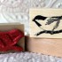 Little Chickadee Bird Rubber Stamp