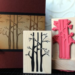 Forest Family Trees Rubber Stamp Forest Family Trees Rubber Stamp