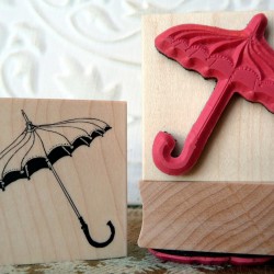 Umbrella Rubber Stamp Umbrella Rubber Stamp