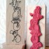 Snowman Totem Pole Rubber Stamp