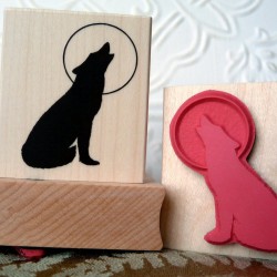 Howling Wolf Rubber Stamp Howling Wolf Rubber Stamp