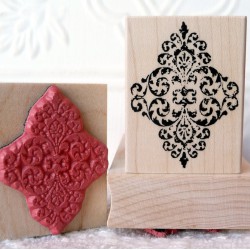 Baroque Ornament Rubber Stamp