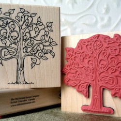 First Love Tree Rubber Stamp First Love Tree Rubber Stamp