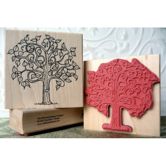 First Love Tree Rubber Stamp