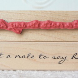 Just a note to say hello Rubber Stamp