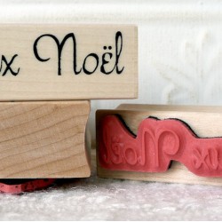 Joyeux Noel Rubber Stamp