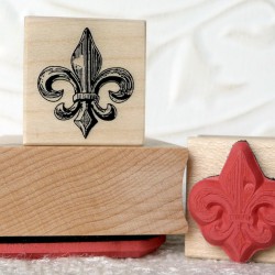 Fleur De Lis Rubber Stamp (small) Fleur De Lis Rubber Stamp (small)