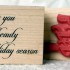 A Peaceful Holiday Season Rubber Stamp