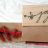 Joy Sprig Rubber Stamp