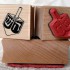 Dreidel Rubber Stamp