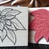 Poinsettia Rubber Stamp