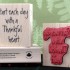 A Thankful Heart Rubber Stamp