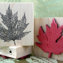 Quebec Maple Leaf Rubber Stamp Quebec Maple Leaf Rubber Stamp