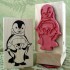 First Steps Penguin Rubber Stamp