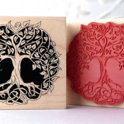Celtic Tree Of Life Rubber Stamp Celtic Tree Of Life Rubber Stamp