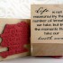 Life's Moments Rubber Stamp