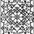 Sydney Iron Lacework Rubber Stamp