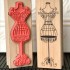 Bangkok Beauty Dress Form Rubber Stamp