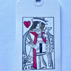 Queen of Hearts Rubber Stamp Queen of Hearts Rubber Stamp