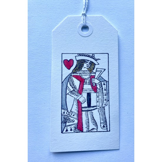Queen of Hearts Rubber Stamp