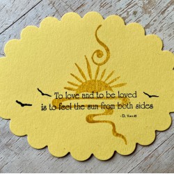 Asian Sunrise Rubber Stamp