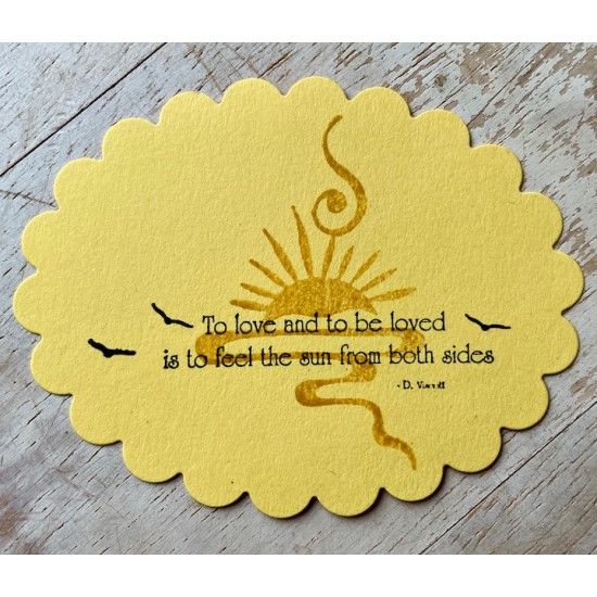 Asian Sunrise Rubber Stamp