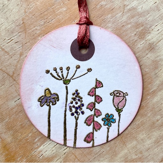 Stick Flowers Rubber Stamp Stick Flowers Rubber Stamp