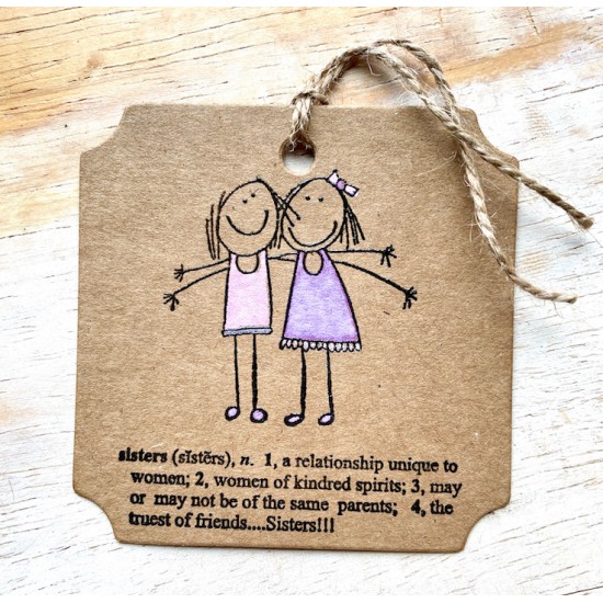 Lily and Lucy Rubber Stamp