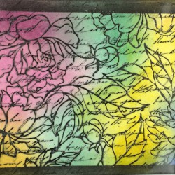 Reverse Garden Background Rubber Stamp Reverse Garden Background Rubber Stamp
