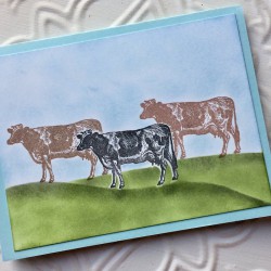 Holstein Cow Rubber Stamp Holstein Cow Rubber Stamp