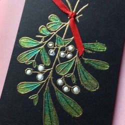 Mistletoe Rubber Stamp