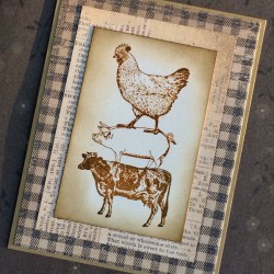 Pig Rubber Stamp Pig Rubber Stamp