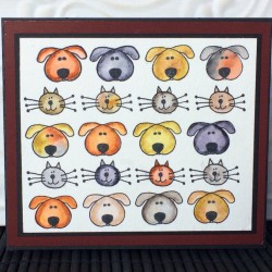 Puppy Face Rubber Stamp Puppy Face Rubber Stamp