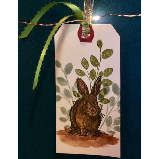 Vintage Rabbit Rubber Stamp