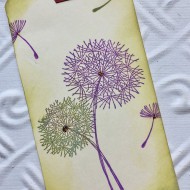 Retro Two Dandelions Rubber Stamp Retro Two Dandelions Rubber Stamp