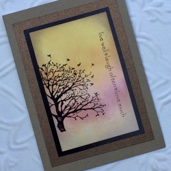 Live Well... Rubber Stamp Live Well... Rubber Stamp