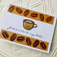 Coffee Bean Rubber Stamp Coffee Bean Rubber Stamp