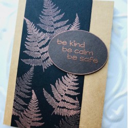 Silhouette Fern Rubber Stamp Silhouette Fern Rubber Stamp