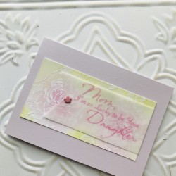 So Lucky to be Your Daughter Rubber Stamp So Lucky to be Your Daughter Rubber Stamp