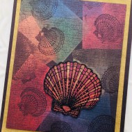 Scallop Shell Rubber Stamp Scallop Shell Rubber Stamp