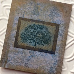 Oak Tree Rubber Stamp