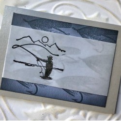 Fishing Fly Rubber Stamp Fishing Fly Rubber Stamp