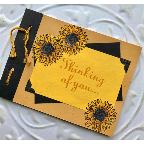 Sunflower Rubber Stamp